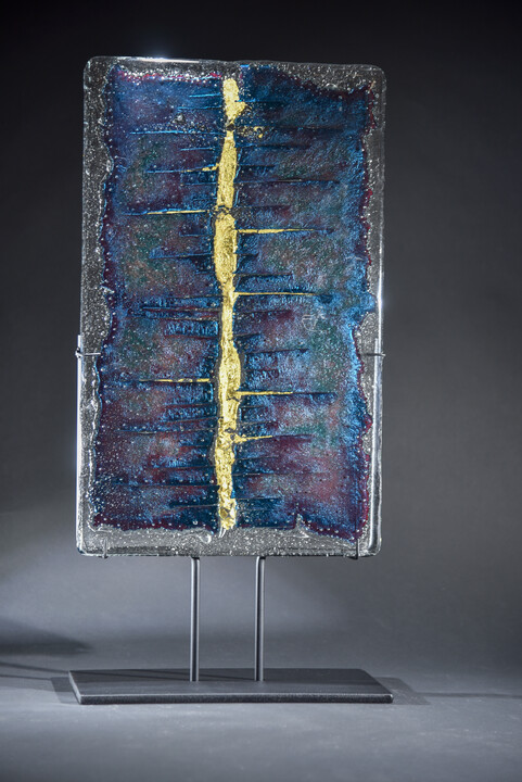 Glass sculpture by Gianni Poretti